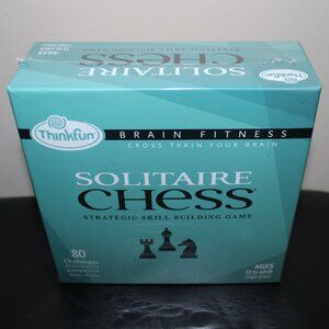 3/$88❤️new ThinkFun SOLITAIRE CHESS Brain Fitness Strategic Skill Building Game